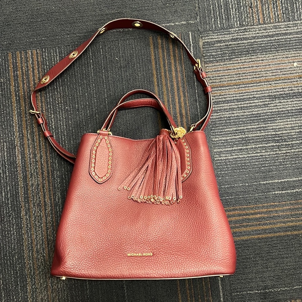 Michael Kors tote with crossbody strap